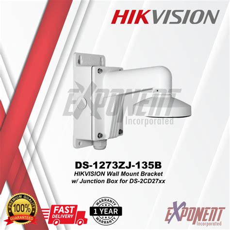 hikvision ds-1273zj-135b wall mount bracket with junction box|Hikvision DS.